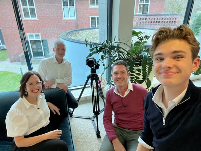 Opnames Creative Business Talk, met Judith Migchels en Rogier van Oosterhout